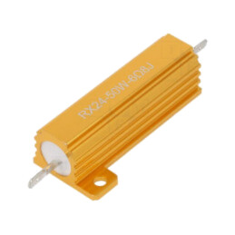 Rezistor: bobinat; cu radiator; 6,8Ω; 50W; ±5%; 50ppm/°C; pt.lipit