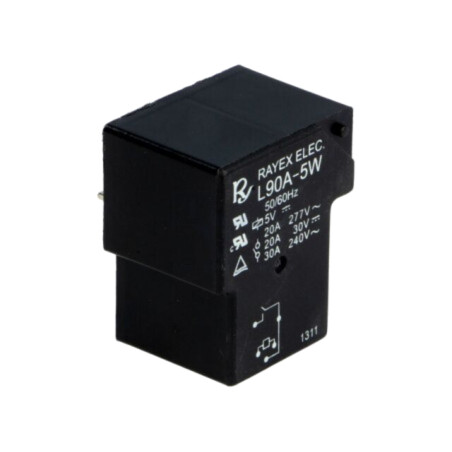 Releu: electromagnetic; SPST-NO; Ubobină: 5VDC; 30A; L90; PCB; 900mW