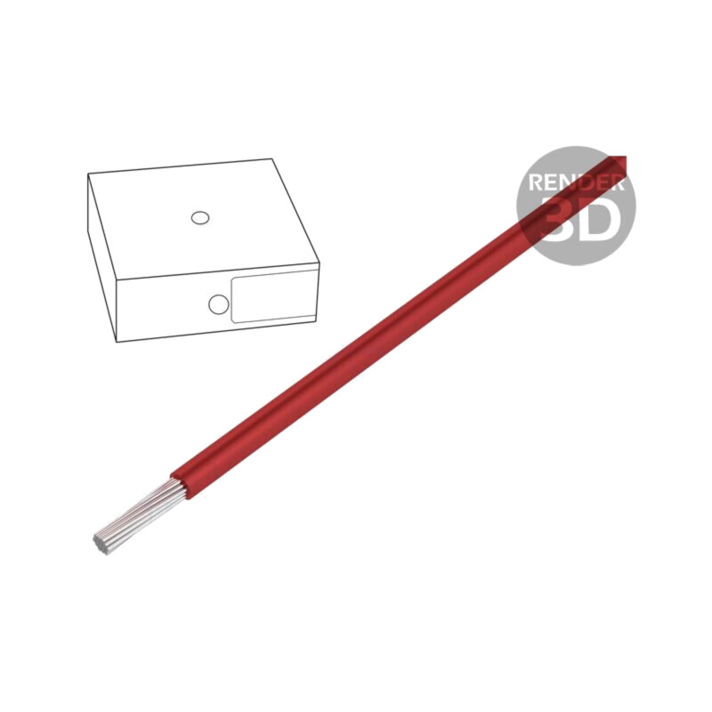 Cablu; ÖLFLEX® WIRE MS 2.2; litat; Cu; 4mm2; PVC; roşu; 450V,750V Cablu; ÖLFLEX® WIRE MS 2.2; litat; Cu; 4mm2; PVC; roşu; 450V,750V