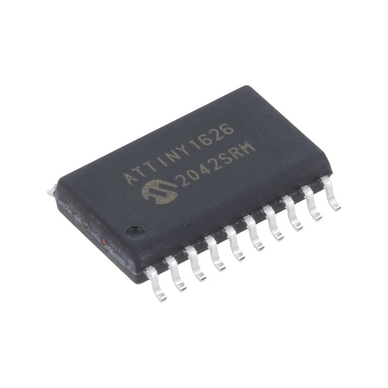 IC: microcontroler AVR; SO20; Întrerup.ext: 18; Cmp: 1; ATTINY IC: microcontroler AVR; SO20; Întrerup.ext: 18; Cmp: 1; ATTINY