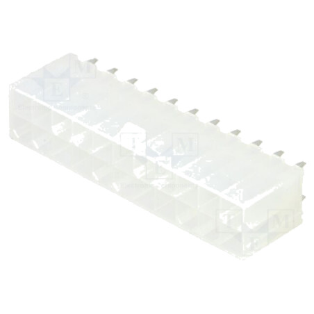 Conector: cablu-placă; soclu; tată; Mini-Fit Jr; 4,2mm; PIN: 22; THT