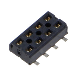 Conector: PCB-PCB; mamă; PIN: 8; 2mm; CLT; aurit; SMT; soclu; 4,1A