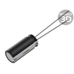 Condensator: electrolitic; THT; 220uF; 400VDC; Ø22x45mm; ±20%
