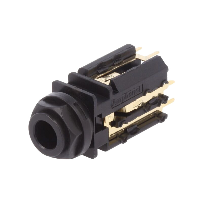 Conector: Jack 6,3mm; soclu; mamă; stereo; piste: 3; drept; THT