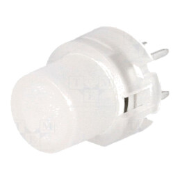Comutator: tastatură; Poz: 2; SPST-NO; 0,01A/35VDC; incolor; LED