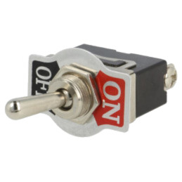 Comutator: basculant; Poz: 2; SPST; ON-OFF; 10A/250VAC; -25÷85°C