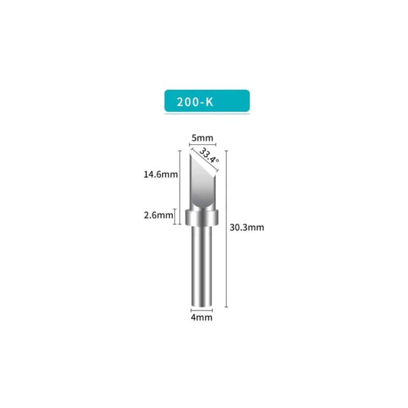 Vârf; tip cuţit; 5mm; pentru staţie de lipit Vârf; tip cuţit; 5mm; pentru staţie de lipit