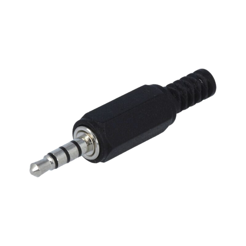 Conector: Jack 2,5mm; mufă; tată; stereo special,cu manşon; drept Conector: Jack 2,5mm; mufă; tată; stereo special,cu manşon; drept