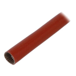 Manşon electroizolant; fibră de sticlă; cărămiziu; -60÷250°C