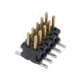Conector: şiruri pini; tată; PIN: 10; 1,27mm; gold flash; SMT; soclu
