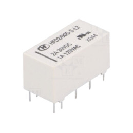 Releu: electromagnetic; DPDT; Ubobină: 5VDC; 3A; 1A/125VAC; PCB