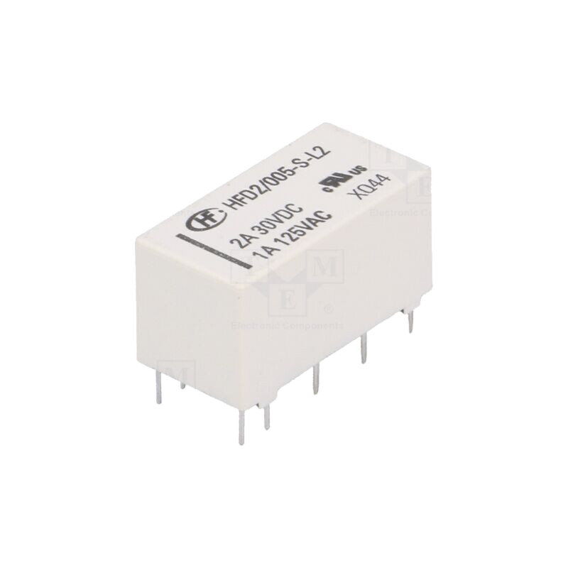 Releu: electromagnetic; DPDT; Ubobină: 5VDC; 3A; 1A/125VAC; PCB Releu: electromagnetic; DPDT; Ubobină: 5VDC; 3A; 1A/125VAC; PCB