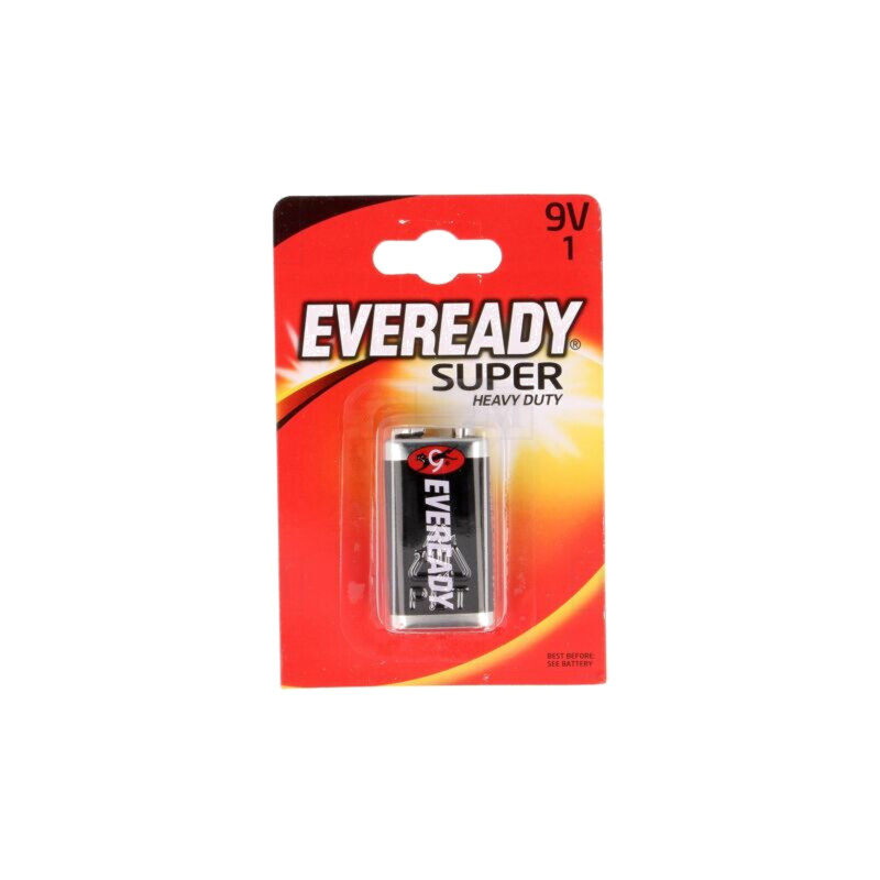 Baterie: clorură de zinc; 6F22; 9V; nereîncărcabilă; 1buc. Baterie: clorură de zinc; 6F22; 9V; nereîncărcabilă; 1buc.
