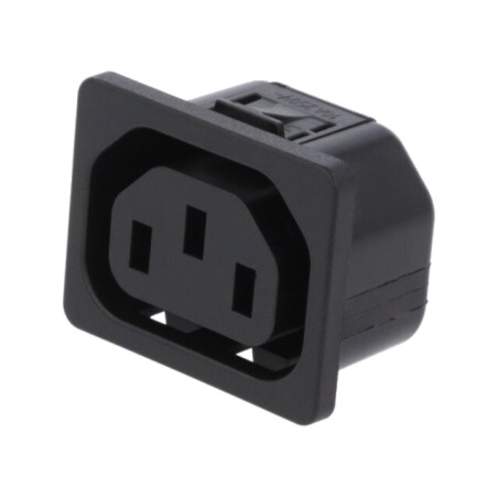 Conector: alimentare AC; soclu; mamă; 10A; 250VAC; IEC 60320; IP30