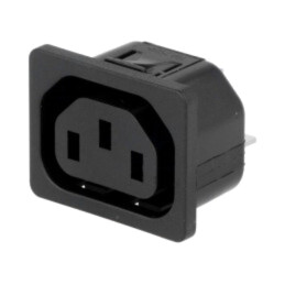 Conector: alimentare AC; soclu; mamă; 10A; 250VAC; IEC 60320; IP30