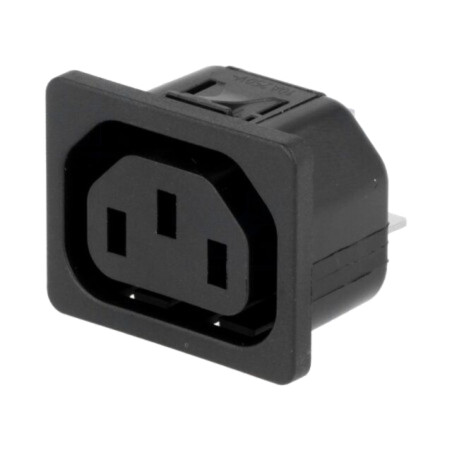 Conector: alimentare AC; soclu; mamă; 10A; 250VAC; IEC 60320; IP30