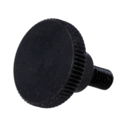 Buton de reglare; Ø: 16mm; Filet ext: M4; 8mm; H: 9,5mm; oţel