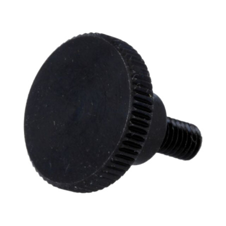 Buton de reglare; Ø: 16mm; Filet ext: M4; 8mm; H: 9,5mm; oţel