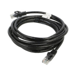 Patch cord; U/UTP; 6; litat; CCA; PVC; negru; 3m; 26AWG; Fire: 8; 1buc.