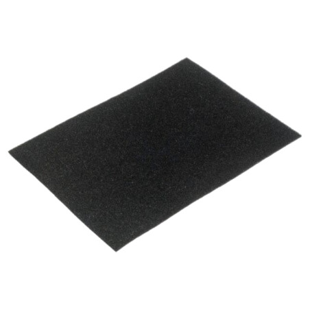 Burete electroconductor; ESD; L: 355mm; W: 255mm; Thk: 3mm; neagră
