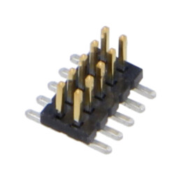 Conector: şiruri pini; tată; PIN: 10; 1,27mm; gold flash; SMT; soclu