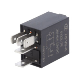 Releu: electromagnetic; SPDT; Ubobină: 12VDC; 30A; pt.autovehicule