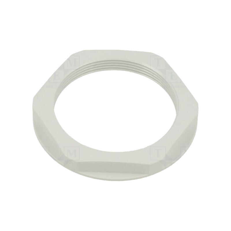 Piuliţă; M50; poliamidă; UL94V-2; 60mm; gri deschis; -20÷100°C Piuliţă; M50; poliamidă; UL94V-2; 60mm; gri deschis; -20÷100°C