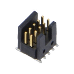 Conector: şiruri pini; tată; PIN: 10; 1,27mm; aurit; SMT; soclu