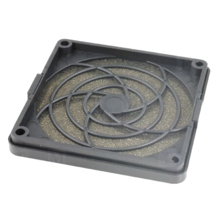 De protecţie; plastic; 80x80mm; clichet,şurub; cu filtru; 45ppi