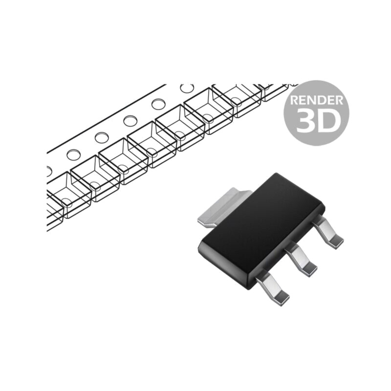IC: stabilizator de tensiune; LDO,liniar,nereglabil; 3,3V; 0,07A IC: stabilizator de tensiune; LDO,liniar,nereglabil; 3,3V; 0,07A