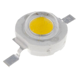 LED putere; alb cald; 140°; 700mA; P: 3W; 180lm; 3,5÷4,5VDC