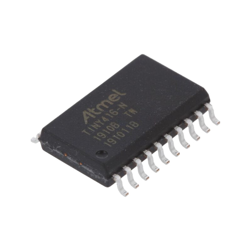 IC: microcontroler AVR; SO20; Întrerup.ext: 18; Cmp: 1; ATTINY IC: microcontroler AVR; SO20; Întrerup.ext: 18; Cmp: 1; ATTINY