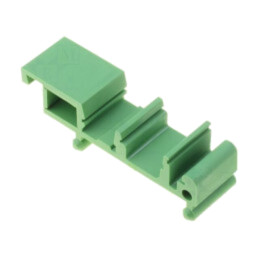 Mâner pt.şină DIN; 72x17mm; Corp: verde