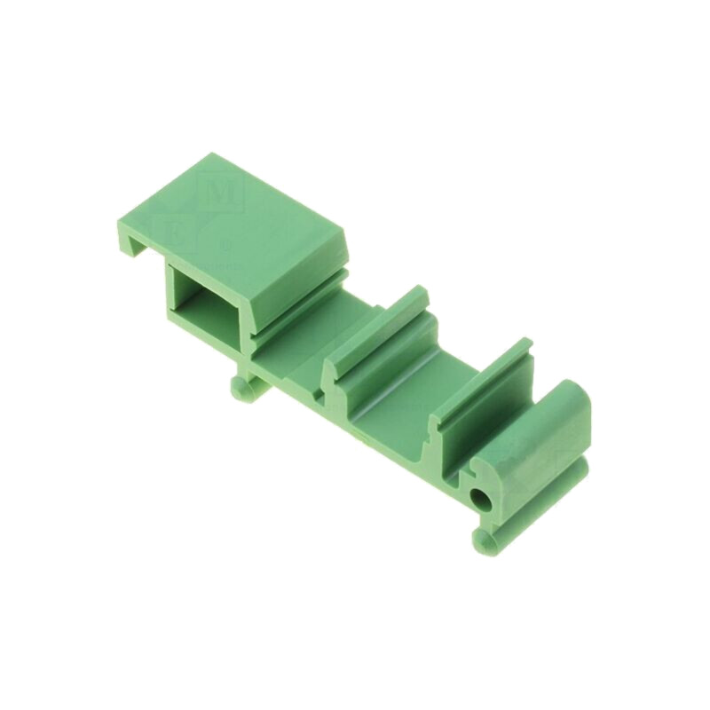 Mâner pt.şină DIN; 72x17mm; Corp: verde Mâner pt.şină DIN; 72x17mm; Corp: verde