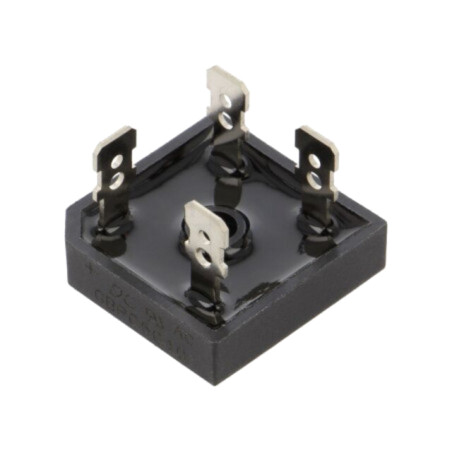 Punte redresoare: monofazat; Urmax: 1kV; If: 50A; Ifsm: 450A; MBR-25