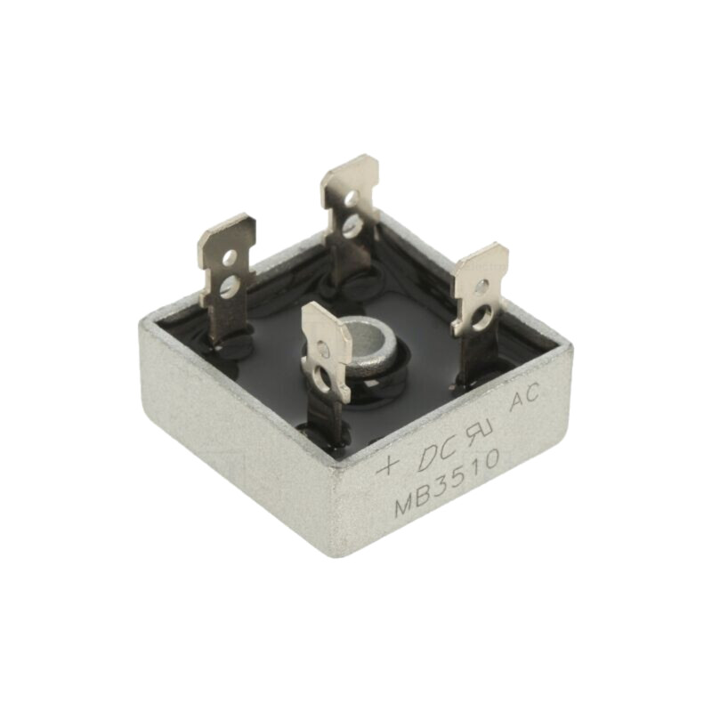 Punte redresoare: monofazat; Urmax: 1kV; If: 35A; Ifsm: 400A; MB-25 Punte redresoare: monofazat; Urmax: 1kV; If: 35A; Ifsm: 400A; MB-25