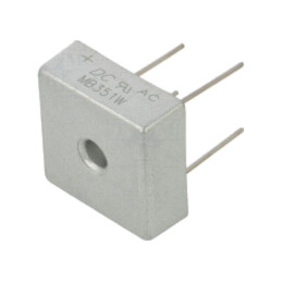 Punte redresoare: monofazat; Urmax: 100V; If: 35A; Ifsm: 400A; THT