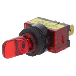 Comutator: basculant; Poz: 2; SPST; ON-OFF; 20A/12VDC; R13-110; 50mΩ