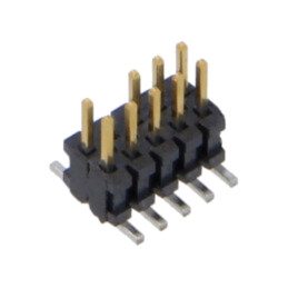 Conector: şiruri pini; tată; PIN: 10; 1,27mm; aurit; SMT; soclu