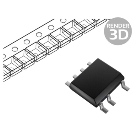 IC: PMIC; AC/DC switcher,controler SMPS; Uintr: 85÷265V; DIP-8C