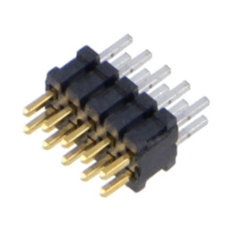 Conector: şiruri pini; tată; PIN: 10; 1,27mm; gold flash; THT; soclu