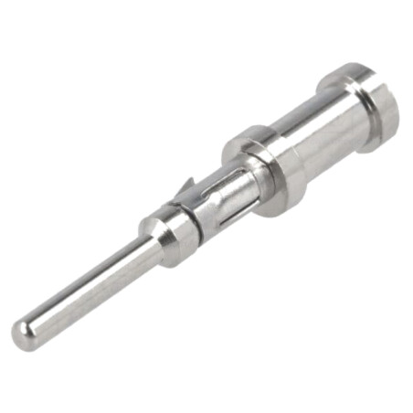 Pin; tată; alamă; nichelat; 20AWG÷18AWG; crimpat