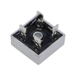 Punte redresoare: monofazat; Urmax: 600V; If: 35A; Ifsm: 400A; MB-25