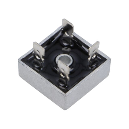 Punte redresoare: monofazat; Urmax: 600V; If: 35A; Ifsm: 400A; MB-25