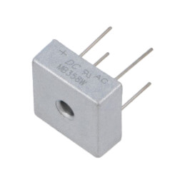 Punte redresoare: monofazat; Urmax: 800V; If: 35A; Ifsm: 400A; THT