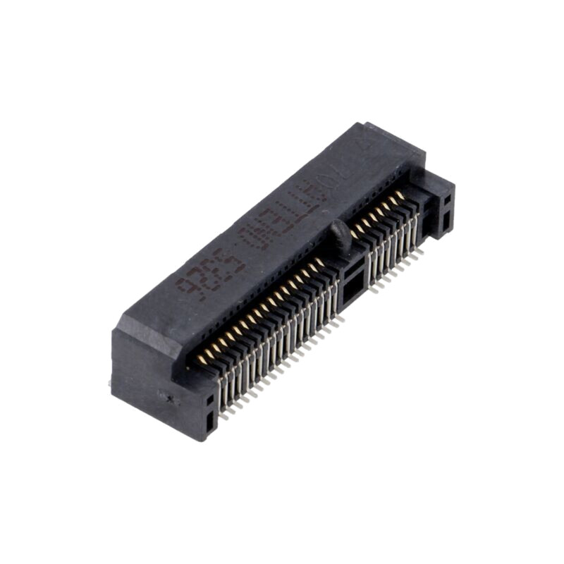 Conector: PCI Express mini; orizontală; SMT; aurit; PIN: 52; 0,5A Conector: PCI Express mini; orizontală; SMT; aurit; PIN: 52; 0,5A