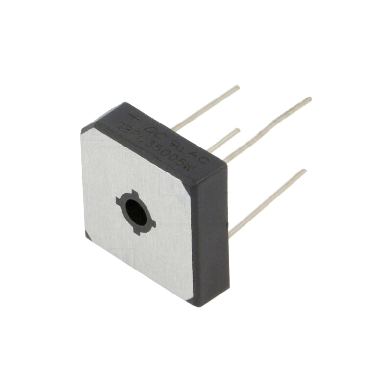 Punte redresoare: monofazat; Urmax: 50V; If: 35A; Ifsm: 400A; THT