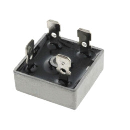 Punte redresoare: monofazat; Urmax: 100V; If: 35A; Ifsm: 400A; MB-25