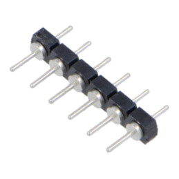 Conector: şiruri pini; tată; PIN: 6; 2,54mm; cositorit; THT; drept