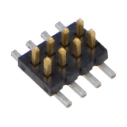Conector: şiruri pini; tată; PIN: 8; 1,27mm; gold flash; SMT; soclu